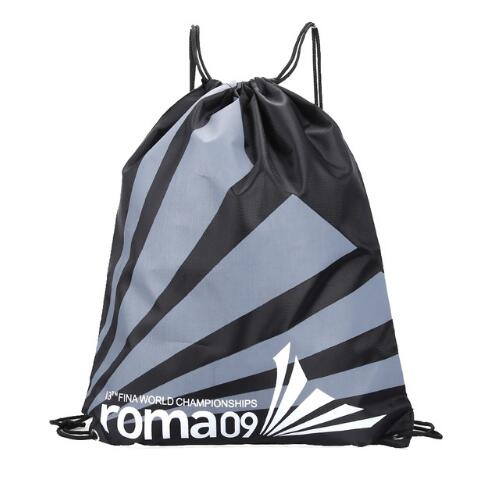 Waterproof Sports Bag with Double-Layered Drawstrings