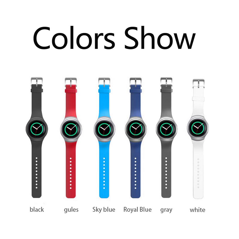 Silicone Sport Smart Watch Band For Samsung Gear S2