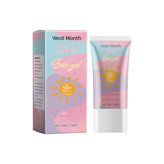 West&Month 2-In-1 Protective Lotion, Double Care Facial Moisturizing Lotion