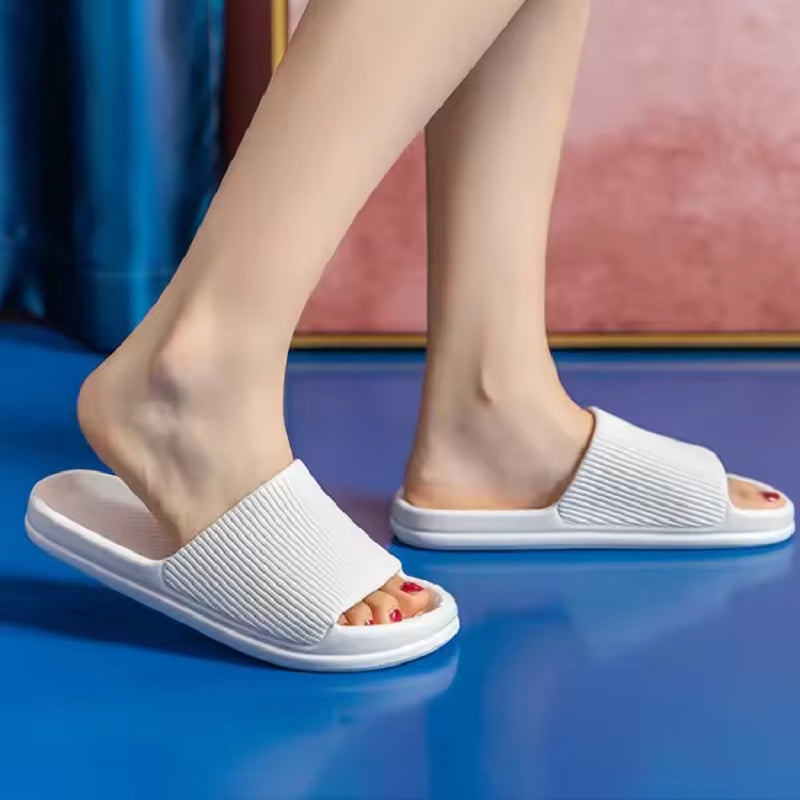 Unisex Fashion Sandals Anti-Slip, Wear-Resistant EVA Sole, Comfortable For Home & Bathroom