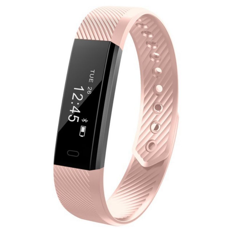 ID115 Fitness Tracker Smart Wristband With Pedometer, Sleep Monitor & Waterproof Design