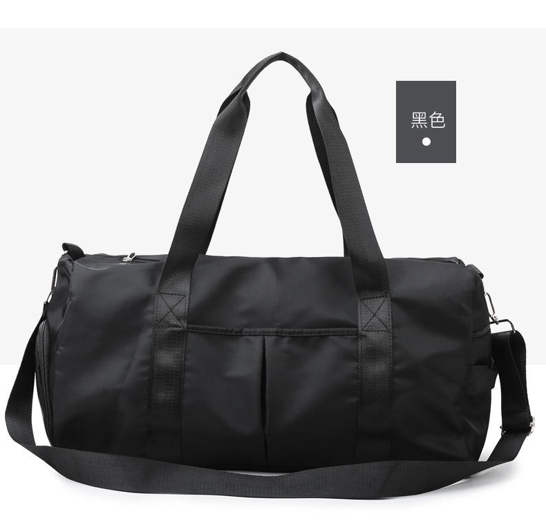 Sports Fitness Gym Bag with Shoe Compartment, Travel Weekender Duffel