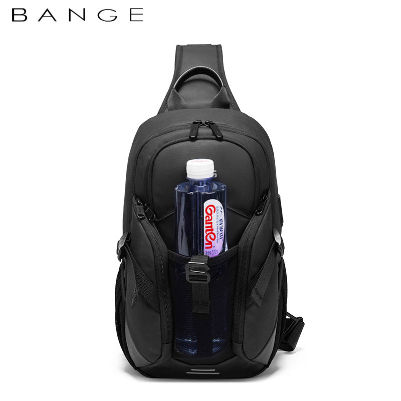 Men's Summer Business Messenger Bag with USB Port